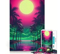 Puzzle Neon Dreamscape Elegance per adolescenti, 1000 pezzi, gioco intelligente e rilassante, assemblaggio, regalo perfetto (38x52cm)