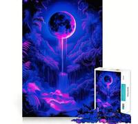 Puzzle Neon Dreamscape per ragazzi, 1000 pezzi, gioco di logica, divertimento per tutta la famiglia, taglio di precisione, (50x75cm)