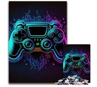Puzzle Neon Game da 1000 pezzi per adulti, idea regalo di compleanno, gioco rompicapo impegnativo 26X38CM/10,23x14,96 pollici