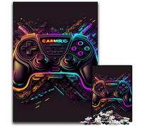 Puzzle Neon Game da 1000 pezzi per adulti, idea regalo di compleanno, gioco rompicapo impegnativo 50x75CM/19,68x29,52 pollici