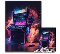 Puzzle Neon Game da 1000 pezzi per adulti, puzzle in legno per adolescenti e ragazzi, compleanno e festa 50x75CM/19,68x29,52 pollici