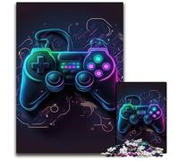 Puzzle Neon Game da 1000 pezzi per adulti, puzzle per adulti, regalo di sfida mentale, attività educativa per adolescenti, 26x38cm/10,23x14,96 pollici