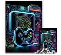 Puzzle Neon Game da 1000 pezzi per adulti, puzzle per adulti, regalo di sfida mentale, attività educativa per adolescenti, 50x75cm/19,68x29,52 pollici