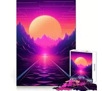 Puzzle Neon Horizon Rhapsody da 1000 pezzi per adulti, gioco di logica fine, divertente e silenzioso, bordi puliti, regalo memorabile (38x52cm)