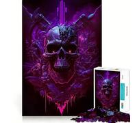 Puzzle Neon Inferno da 1000 pezzi per adolescenti, gioco di logica e abilità, divertimento condiviso, taglio preciso, decorazione murale (50x75cm)