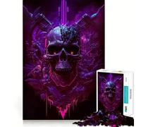 Puzzle Neon Inferno da 1000 pezzi per adolescenti, gioco stimolante per il pensiero creativo, facile e rilassante, taglio preciso, (38x26cm)