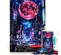 Puzzle Neon Midnight Run da 1000 pezzi per adulti e ragazzi, gioco di logica, divertente da assemblare, taglio preciso, (38x52cm)