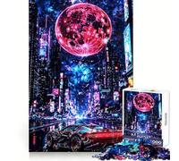 Puzzle Neon Midnight Run da 1000 pezzi per adulti e ragazzi, ideale per sviluppare le capacità cognitive, con bordi precisi e un design elegante (50x75cm)