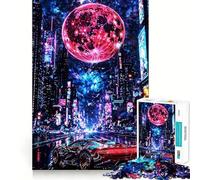 Puzzle Neon Midnight Run da 1000 pezzi per adulti e ragazzi, ideale per sviluppare le capacità cognitive, con bordi precisi e un design elegante (50x75cm)