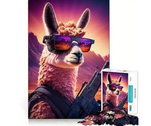Puzzle Neon Nights Sharpshooter da 1000 pezzi per adulti e ragazzi, ideale per sviluppare le capacità cognitive, perfetto per gruppi e per un regalo elegante (38x52cm)