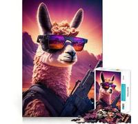 Puzzle Neon Nights Sharpshooter da 1000 pezzi per adulti, gioco di abilità mentale, facile da assemblare, regalo stagionale (50x75cm)