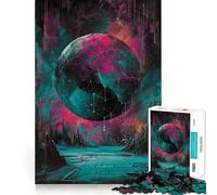 Puzzle Neon Orb Chamber da 1000 pezzi per adulti, puzzle recall upgrade, quiet calm clear cut, regalo premium (38x26cm)
