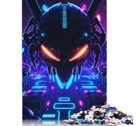 Puzzle Neon Space Aliens da 520 pezzi, interessante riduzione dello stress, ideale per bambini dai 12 anni in su, 520 pezzi (52x38 cm)