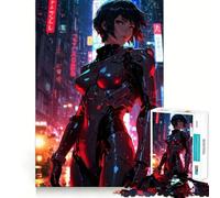 Puzzle Neon Vanguard da 1000 pezzi per adulti, stimolante per la memoria, divertente da assemblare in casa, idea regalo di Natale (50x75cm)