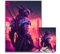 Puzzle Neon Warrior da 1000 pezzi, puzzle impegnativi, rompicapo impegnativo, attività per famiglie, arredamento per la casa, regalo di Natale 50x75CM/19,68x29,52 pollici
