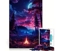 Puzzle Neon Wilderness da 1000 pezzi per adulti, gioco intelligente, rilassante e divertente, con un motivo da assemblare, un regalo elegante (38x26cm)
