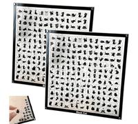 Puzzle nero, concentrato, curativo di un simpatico gatto acrilico con forme aliene super difficili, pezzi unici a forma di alieno, puzzle non ripetibile sulla vita quotidiana di (2pcs)
