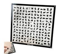 Puzzle nero, concentrato, curativo di un simpatico gatto acrilico con forme aliene super difficili, pezzi unici a forma di alieno, puzzle non ripetibile sulla vita quotidiana di (1pcs)