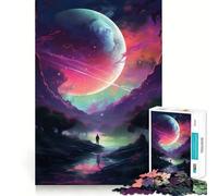 Puzzle New World per adolescenti, 1000 pezzi, gioco per allenare la mente, rilassante, con immagini da assemblare e una piacevole sorpresa (50x75cm)