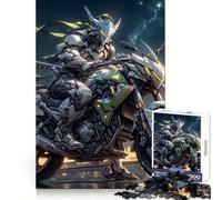 Puzzle Night Rider da 1000 pezzi per adolescenti, rompicapo, divertimento e arte da assemblare, oggetto da collezione (38x52cm)