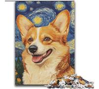Puzzle Night Sky Corgi da 2000 pezzi per adulti e adolescenti, gioco stimolante e interazione tra genitori e figli in famiglia (70x100cm)