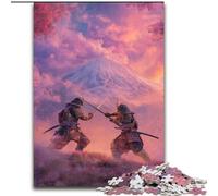 Puzzle Ninja ai piedi del Monte Fuji per adulti, giocattoli avvincenti che stimolano l'intelligenza cerebrale, regali di compleanno per bambini dai 14 anni in su (50x75cm)