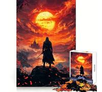 Puzzle Ninja al Chiaro di Luna per Ragazzi, 1000 Pezzi, Giocattolo Intellettuale, Divertimento in Casa, Qualità, Taglio Di Qualità, Regalo Creativo (50x75cm)