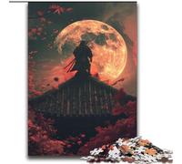 Puzzle Ninja giapponese da 2000 pezzi per adulti e adolescenti, gioco stimolante e per famiglie con poster abbinato e foglio di quiz (70x100cm)