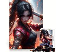 Puzzle Ninja Girl per adulti, 1000 pezzi, gioco per allenare la mente, rilassante e divertente, idea regalo per le vacanze (38x52cm)