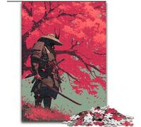 Puzzle Ninja sotto l'albero di ciliegio in fiore da 1000 pezzi per adolescenti, un'offerta difficile e stimolante come regalo per tutta la famiglia (26x38cm)