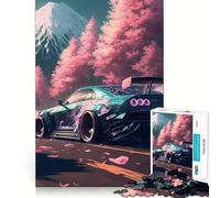 Puzzle Nissan S Silvia Sakura per ragazzi, 1000 pezzi, gioco di logica stimolante, tranquillo, con bordi nitidi, regalo elegante (50x75cm)