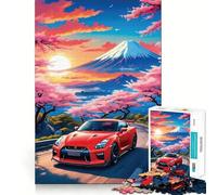 Puzzle Nissan Skyline GTR R da 1000 pezzi per ragazzi, gioco intelligente, immagine da assemblare, regalo adorabile (38x52cm)