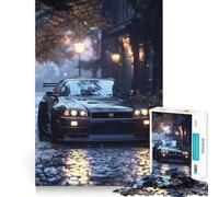 Puzzle Nissan Skyline GTR R Dark da 1000 pezzi per ragazzi, gioco di puzzle per la mente, giocattolo per la casa, divertimento, taglio preciso, regalo perfetto (38x52cm)