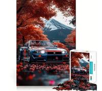 Puzzle Nissan Skyline R in Giappone per ragazzi, 1000 pezzi, gioco di intelligenza, divertimento al chiuso, taglio di qualità, regalo creativo (38x26cm)