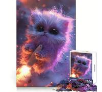 Puzzle non soffice a forma di mostro razzo per adolescenti, 1000 pezzi, migliora la memoria, morbido, divertente, tagliato al laser, regalo premuroso (50x75cm)