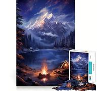 Puzzle Nordic Nature Aurora per ragazzi, 1000 pezzi, stimola la memoria, gioco al chiuso, assemblaggio di immagini, regalo per le vacanze (38x26cm)