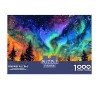 Puzzle Northern Lights A 1000 Pezzi, Puzzle Star - Filled Sky Adulti, Gioco Diabilità Impossibile Puzzle Pittura Giochi Rilassamento E Intelligenza Regali Di Festa 38x26cm/1000pcs