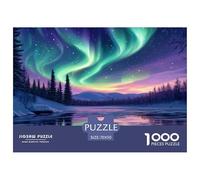 Puzzle Northern Lights Composto Da 1000 Pezzi, Puzzle Night Sky Adulti, Gioco Diabilità Impossibile Puzzle Arte Gioco Intellettivo Familiare Regali Di Festa 70x50cm/1000pcs