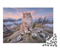 Puzzle Norwegian Forest Cat 1000 Pezzi Per Adulti E Ragazzi, Gioco Per Tutta La Famiglia, Gioco Educativo Puzzles, Regalo Originale 38x26cm/1000pcs