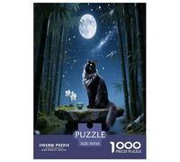 Puzzle Norwegian Forest Cat 1000 Pezzi Per Adulti, Rompicapo Con Cat Bamboo Forest, Giocattolo Educativo, Regalo Compleanno 70x50cm/1000pcs