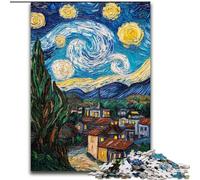 Puzzle "Notte stellata" da 1000 pezzi per adulti, modello da assemblare, ideale come regalo per tutta la famiglia, adatto per bambini di età compresa tra 50 e 14 anni (50x75cm)