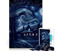 Puzzle Notte stellata - Universo per ragazzi, 1000 pezzi, per migliorare la memoria, per il tempo libero a casa, con bordi precisi, 50x75cm