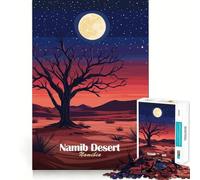 Puzzle notturno nel deserto del Namib per adolescenti, 1000 pezzi, gioco mentale, divertimento per il tempo libero, taglio di alta qualità, regalo pensato con cura (50x75cm)
