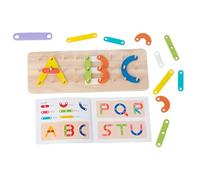 Puzzle Numerico,Da Costruzione Con Forme Geometriche Da Abbinare,Giocattolo in Legno Impilabile | Per Abilità Motorie Bambini Ragazzi Neonato Gioco Viaggio Compleanno Scuola Materna