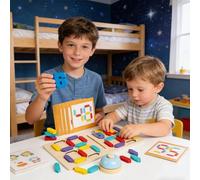 Puzzle numerico - Gioco da tavolo con per lo sviluppo delle abilità, favorisce la crescita cognitiva Gioco di abbinamento con numerica | Puzzle in legno per bambini Attività da s