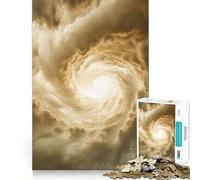 Puzzle "Nuvole vorticose" da 1000 pezzi,gioco creativo e stimolante,con componenti robusti e facili da tagliare,ideale per i viaggi,perfetto come regalo (50x75cm)