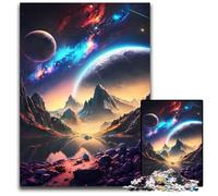 Puzzle Oasi Extraterrestre per Adulti, Puzzle da 1000 Pezzi per Adulti, Gioco Rompicapo per Adolescenti, Perfetto Regalo di Natale 26X38CM/10,23x14,96 pollici