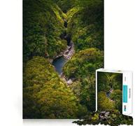 Puzzle "Oasi Serena" da 1000 pezzi per adolescenti, gioco di logica, leggero, rilassante, taglio liscio, decorazione da parete (38x52cm)