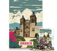 Puzzle Oaxaca da 1000 pezzi per adulti,creativo,stimolante,ideale per il tempo libero,di facile realizzazione (50x75cm) Regalo creativo