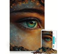 Puzzle Occhio Mistico con Natura per Adolescenti, 1000 Pezzi, Migliora la Memoria, Calma, Rilassa, Design, Assemblaggio, Regalo Classico (50x75cm)